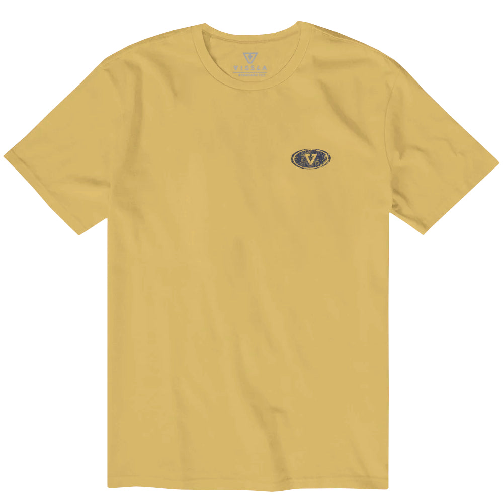 Vissla Mens Unlimited Washed Ss Tee Ale