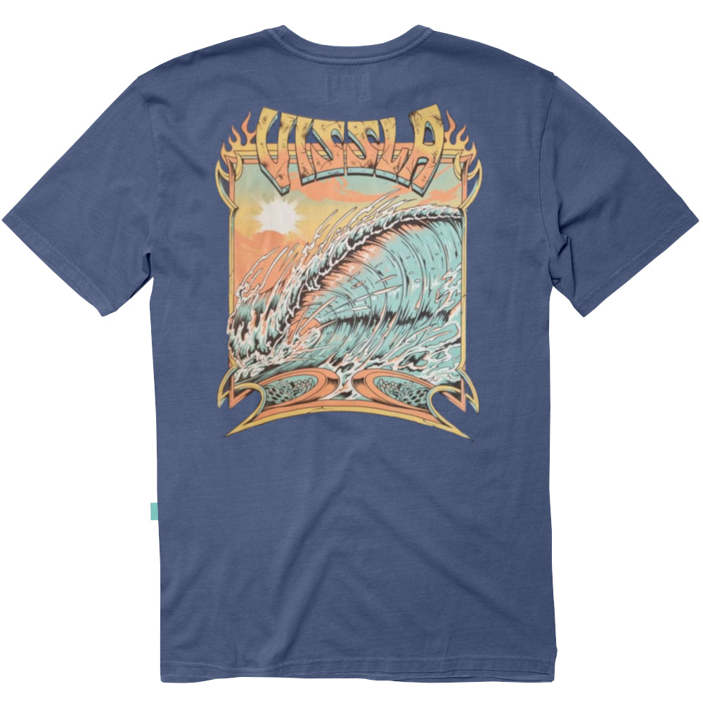 Vissla Mens Drain Pipes Ss Tee