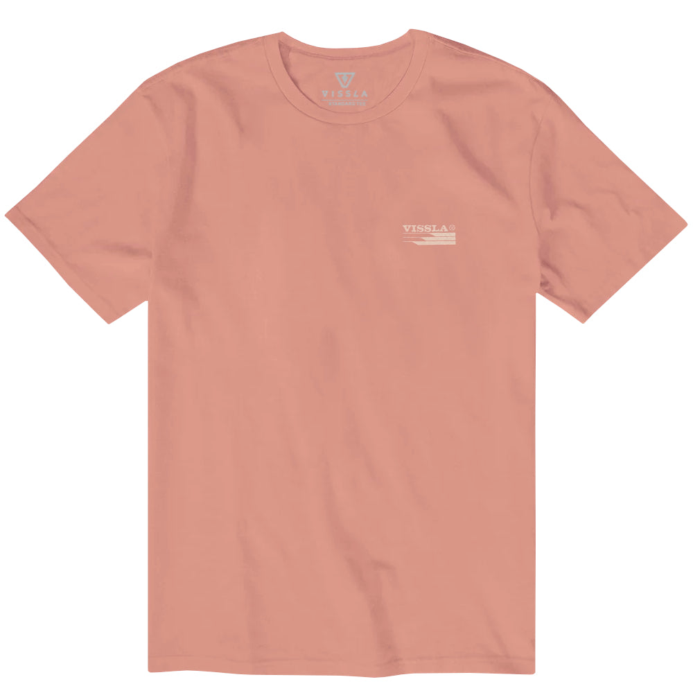 Vissla Mens Big Sky Tee Papaya