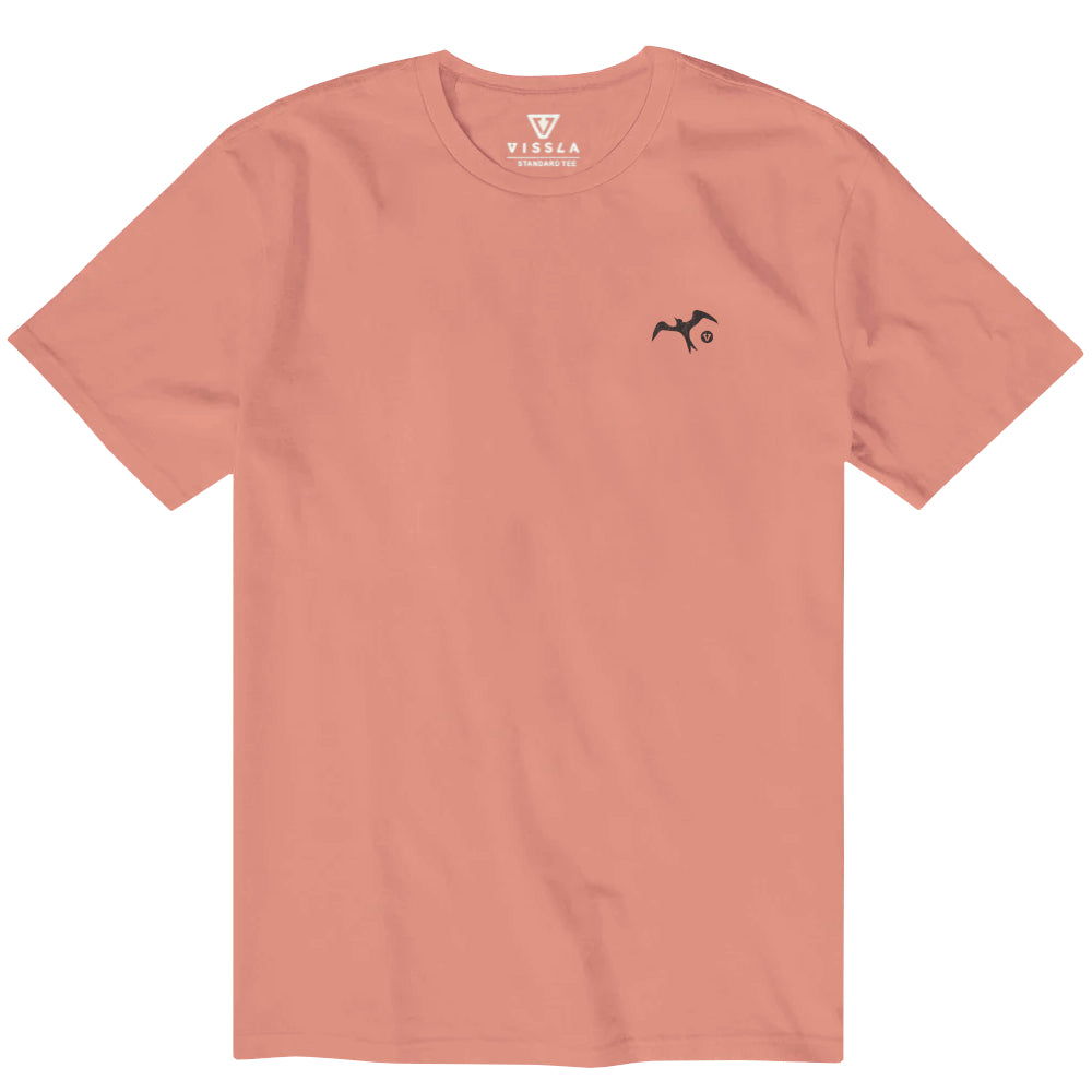 Vissla Mens Coastal Innovators Tee Papaya