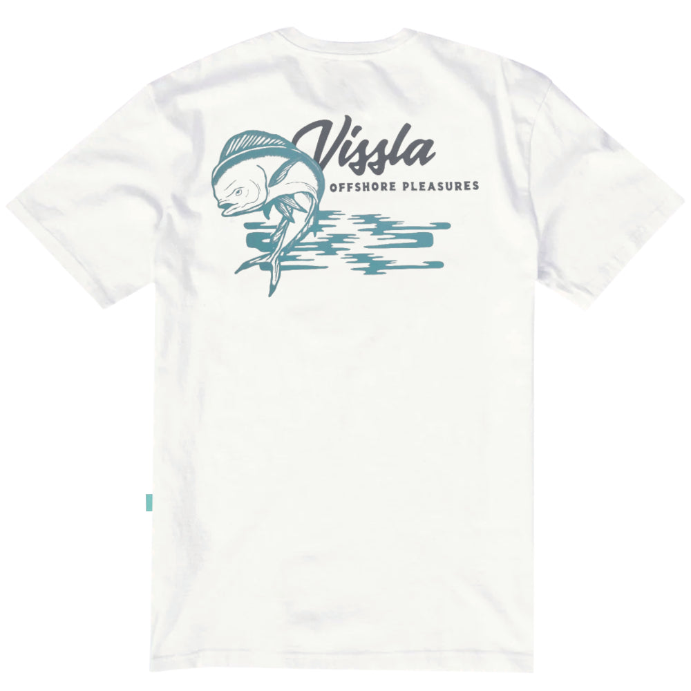 Vissla Mens Offshore Pleasure Ss Tee White