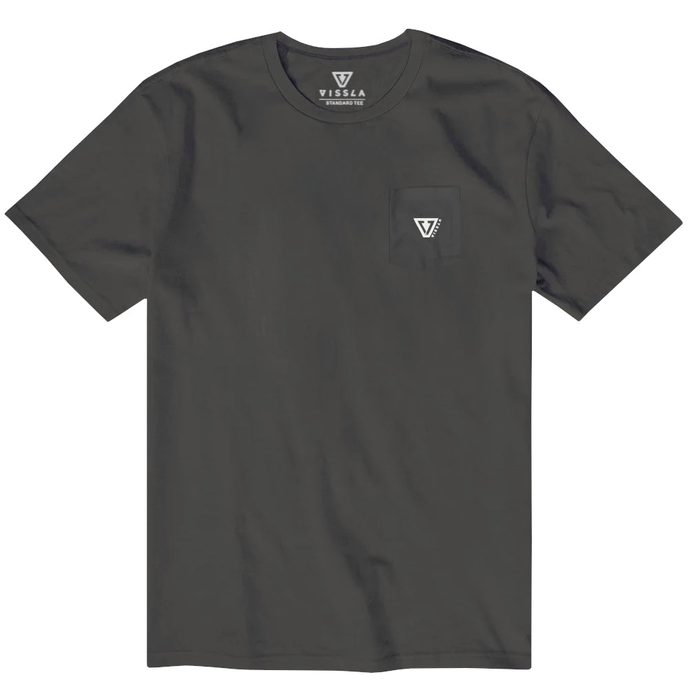 Vissla Mens Established Pocket Tee Phantom