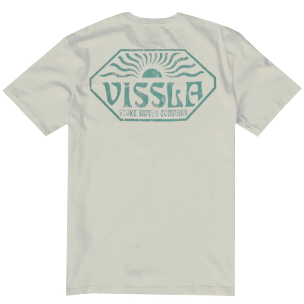 Vissla Mens Psycho Sun Premium Pocket Tee Bone