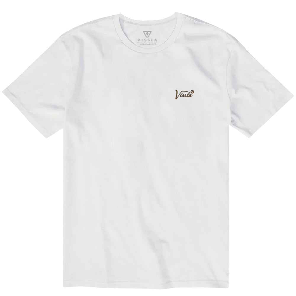 Vissla Mens Emblem Ss Tee White