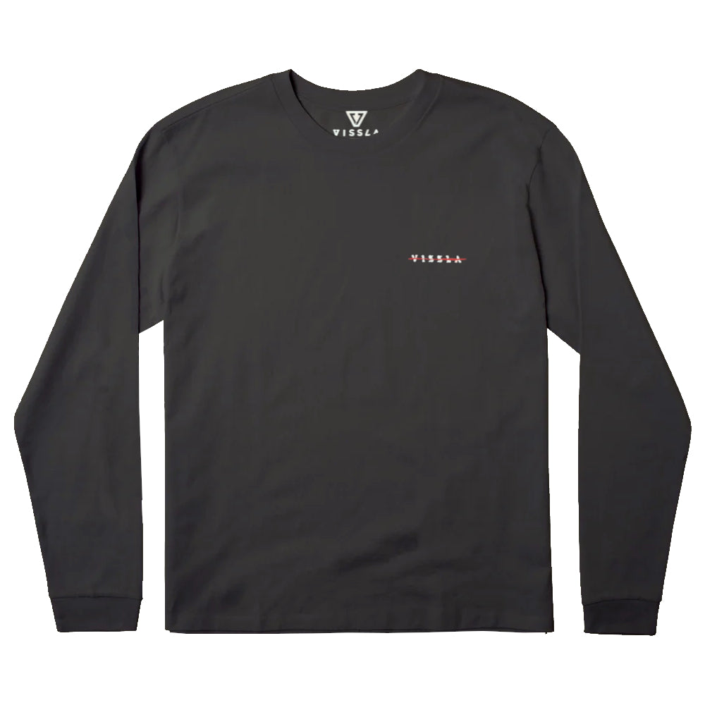 Vissla Mens Skull Island Premium Ls Tee Phantom