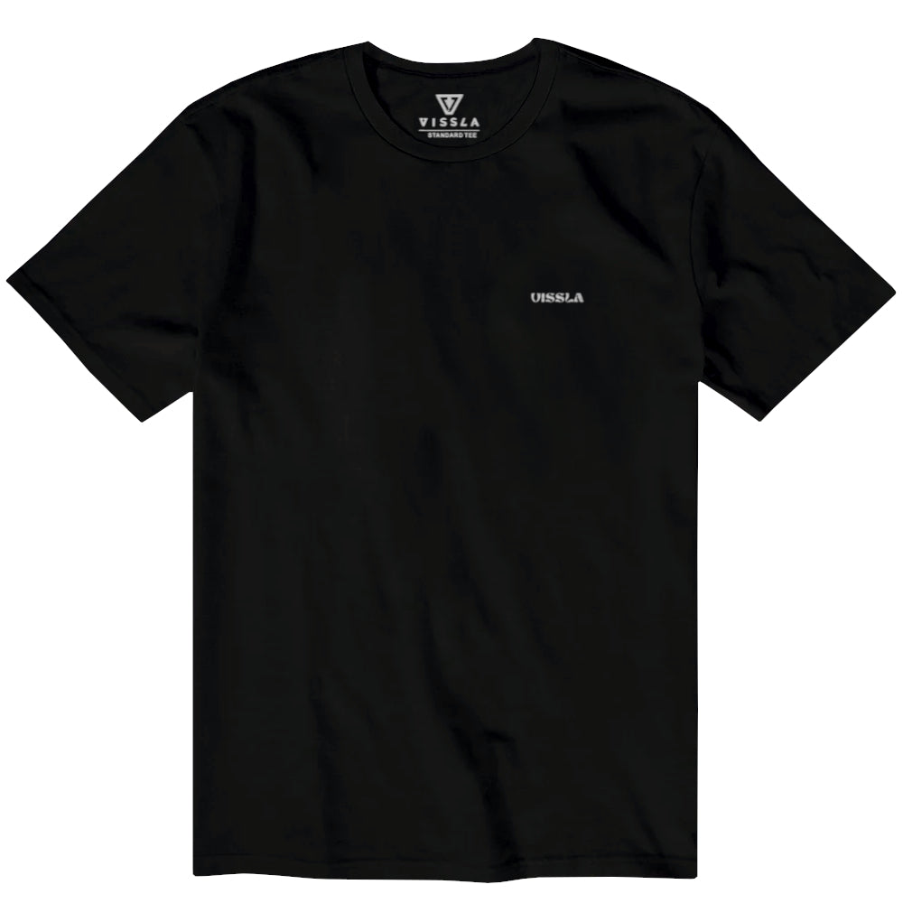 Vissla Mens Palm Sunset Ss Tee Black