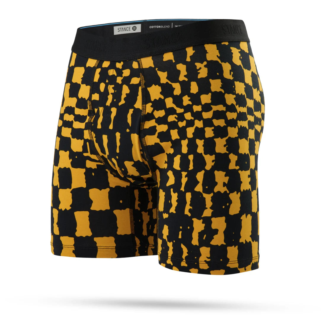 Stance Mens Warp Check Boxer Brief Gold