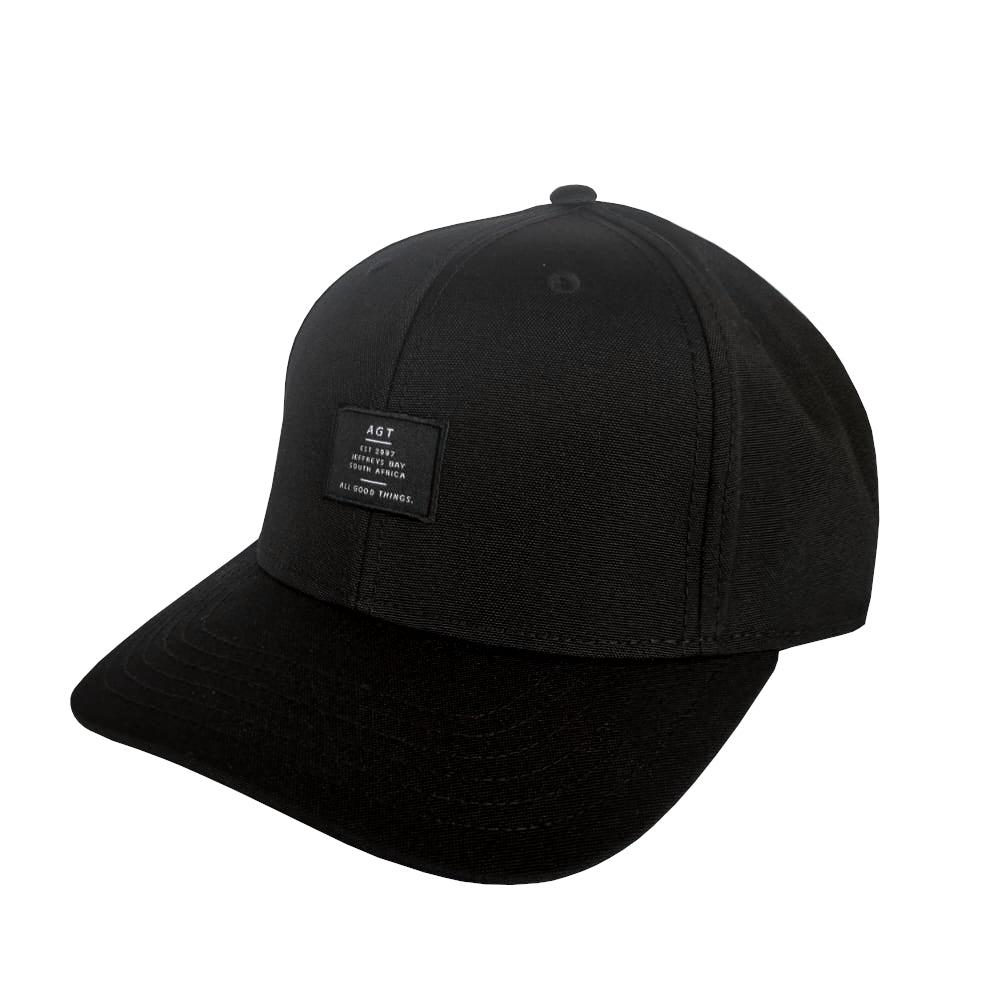 AGT Unisex 6 Panel Hat Black