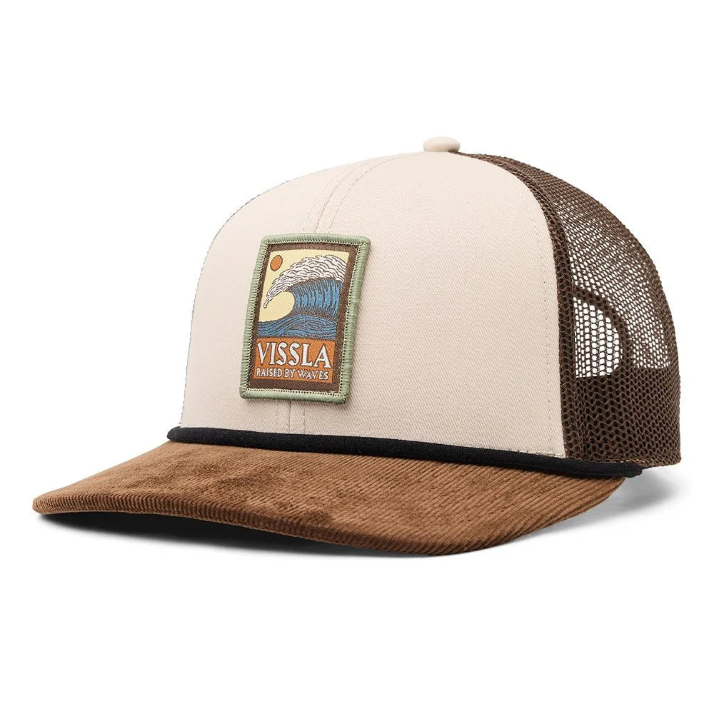 Vissla Mens West Winds Trucker Hat Dune