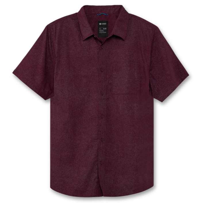 Stance Mens Bales Ss Button Up Shirt