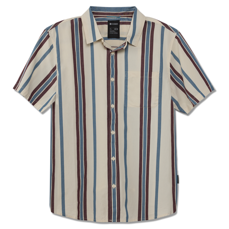 Stance Mens Bales Ss Button Up Shirt