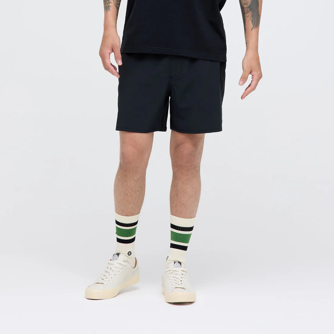 Stance Mens Complex Hybrid Shorts 5 In Black