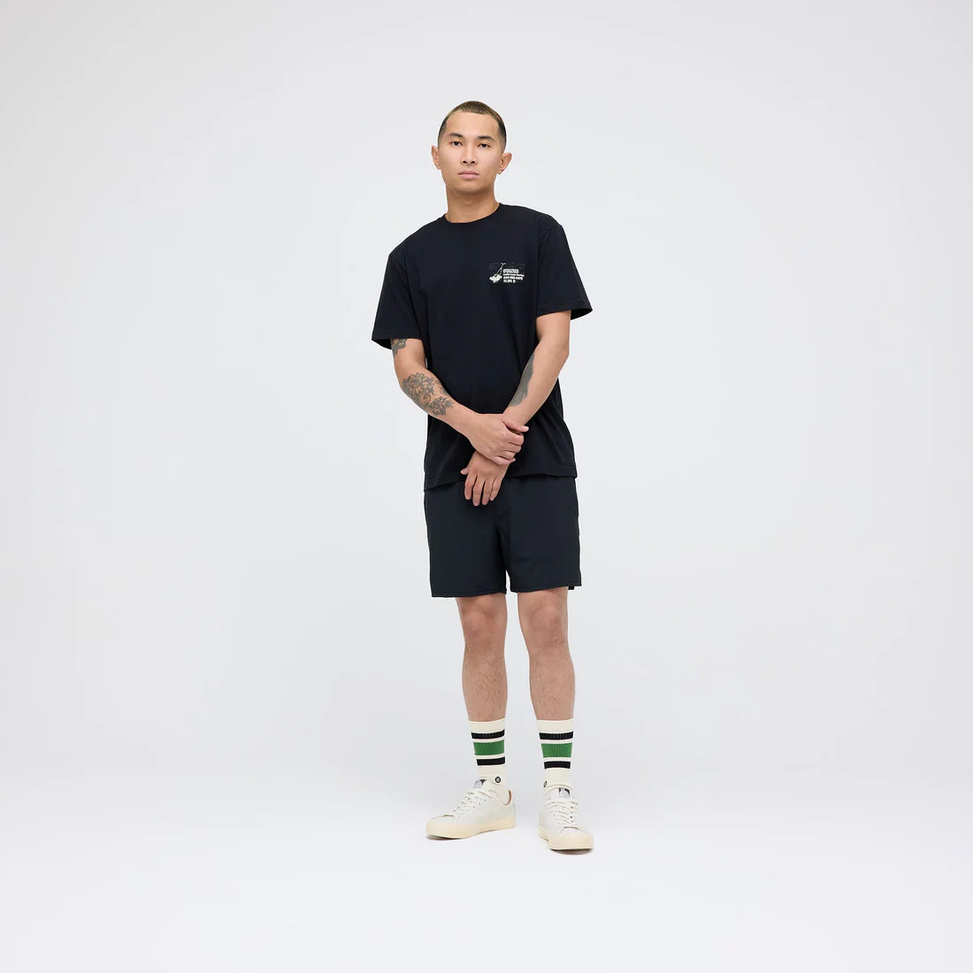 Stance Mens Complex Hybrid Shorts 5 In Black