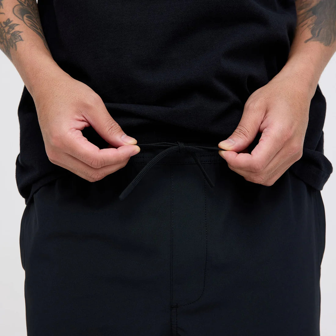 Stance Mens Complex Hybrid Shorts 5 In Black