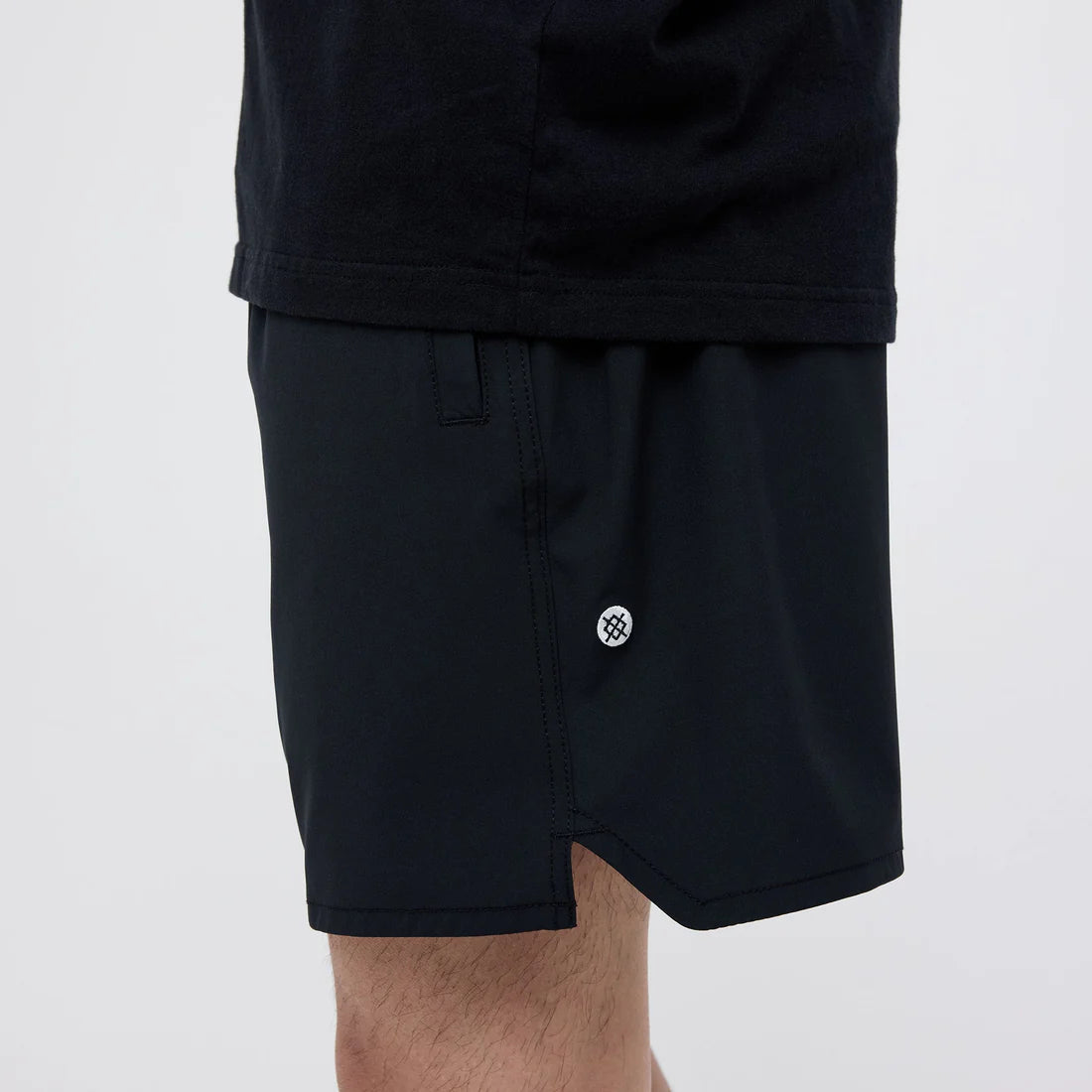 Stance Mens Complex Hybrid Shorts 5 In Black