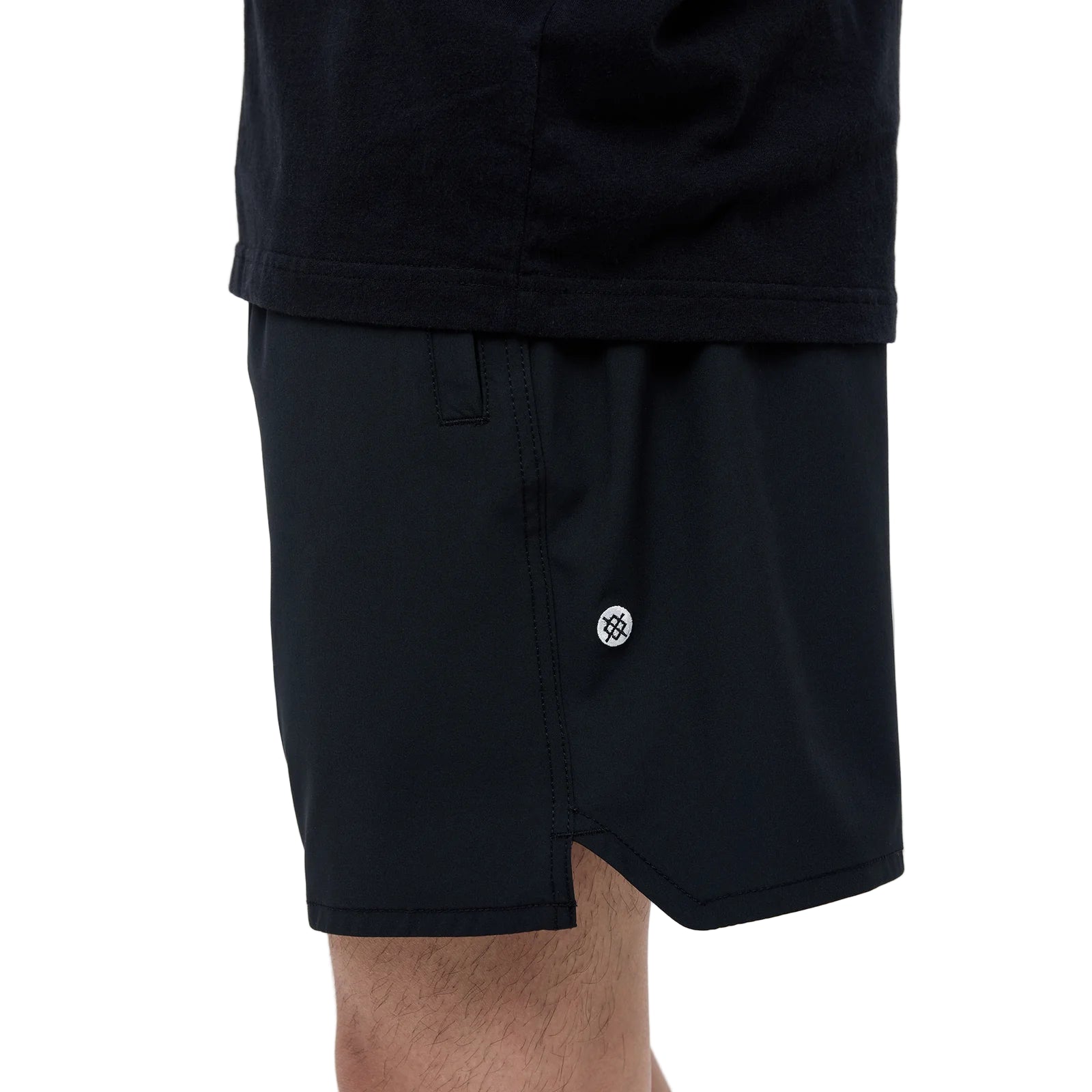 Stance Mens Complex Hybrid Short 7 Inch Black