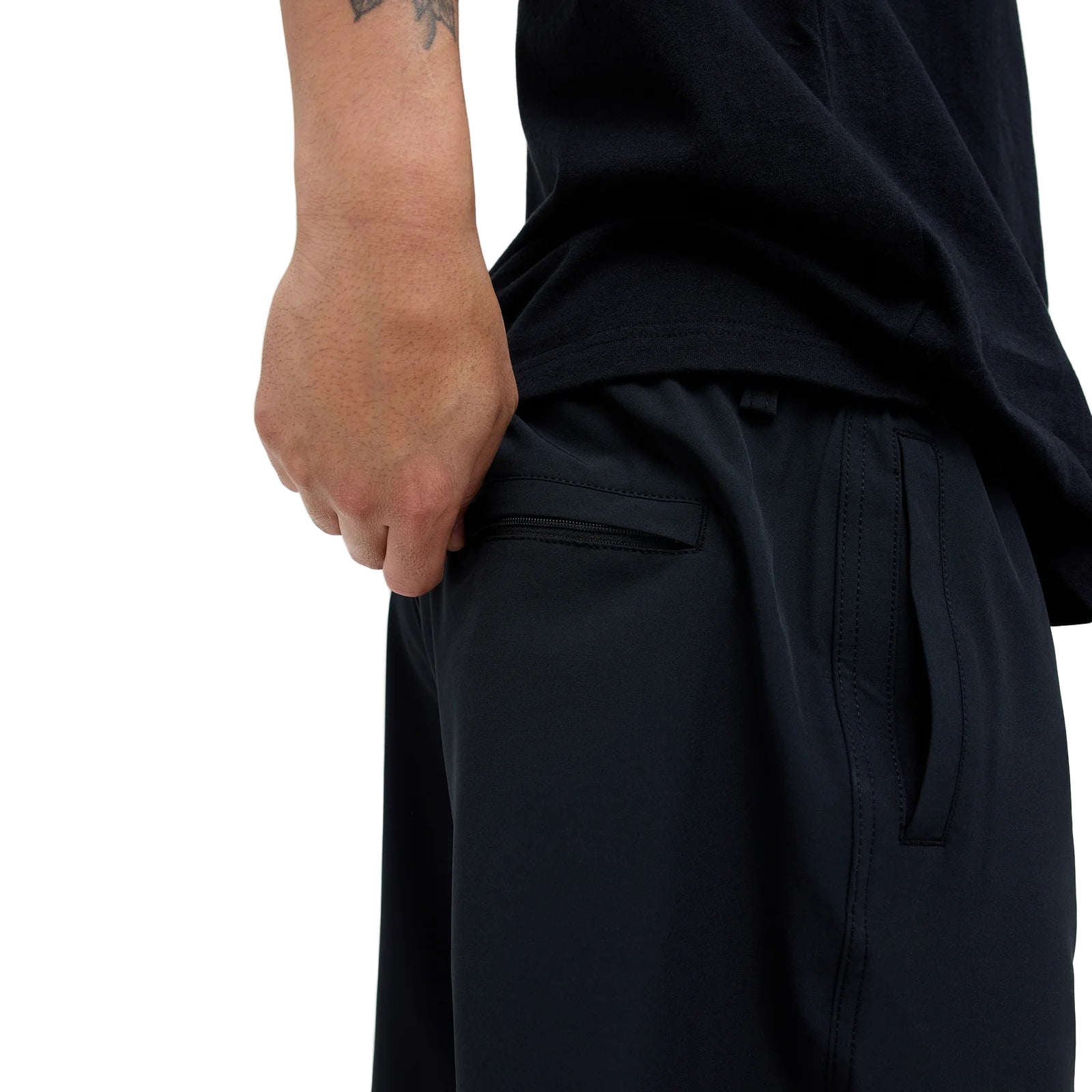 Stance Mens Complex Hybrid Short 7 Inch Black