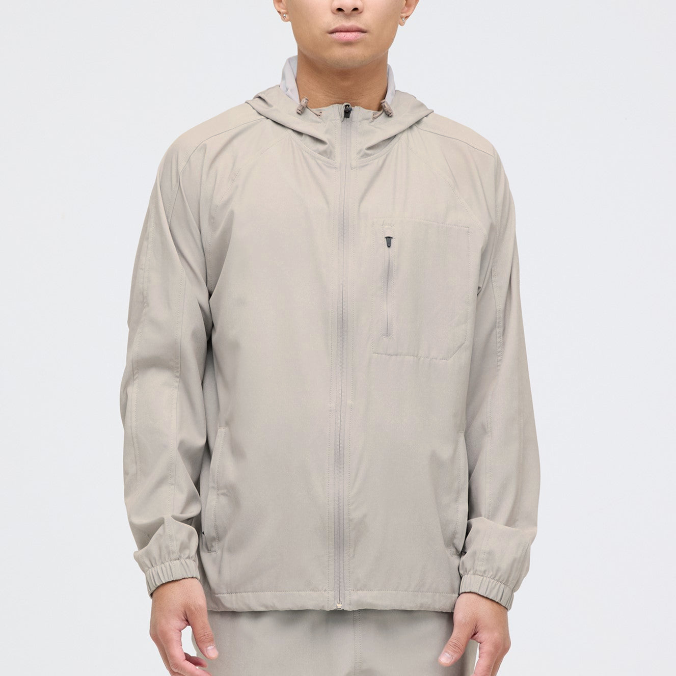 Stance Mens Warm Up Jacket String Grey