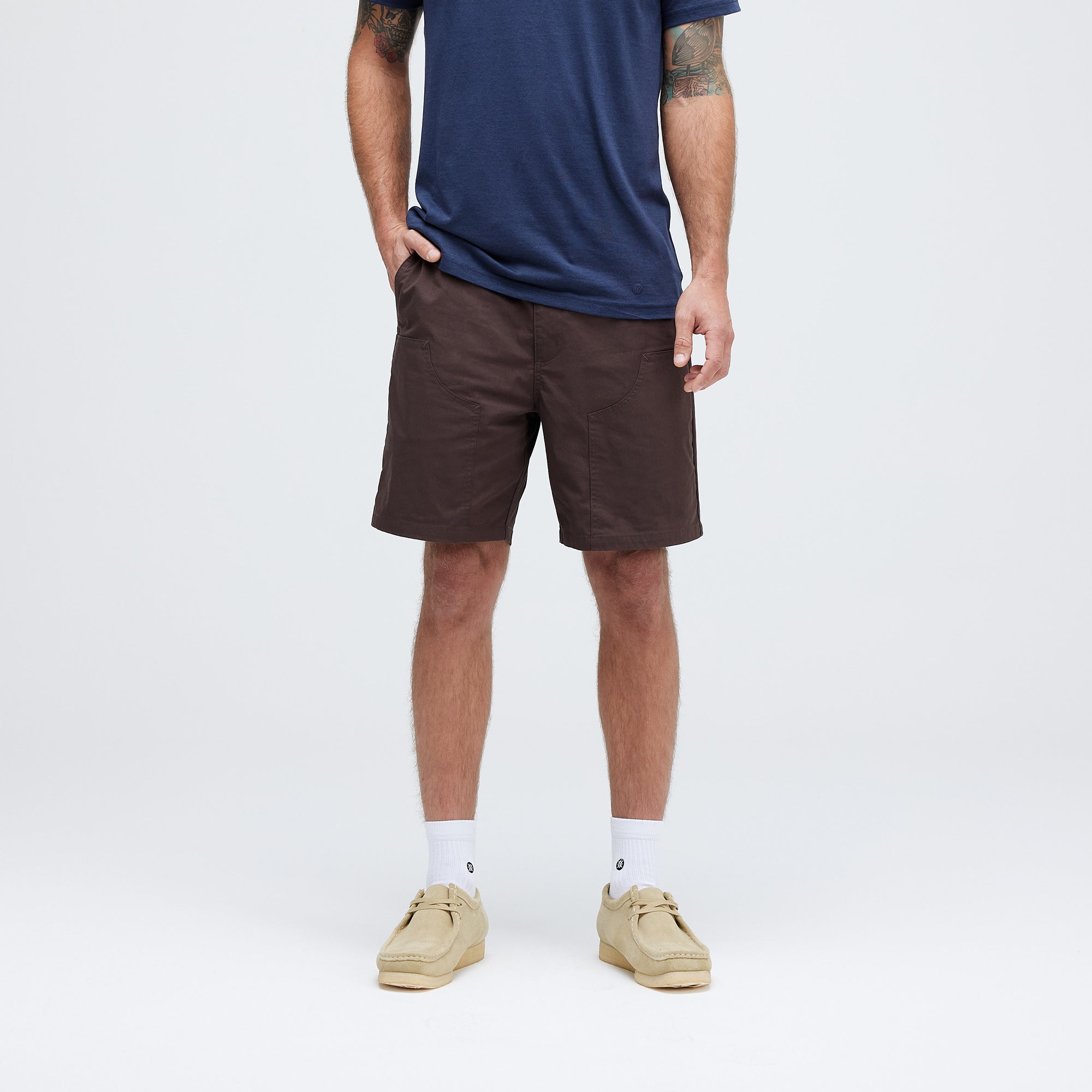 Stance Mens Freshtek Carpenter Short Dark Brown