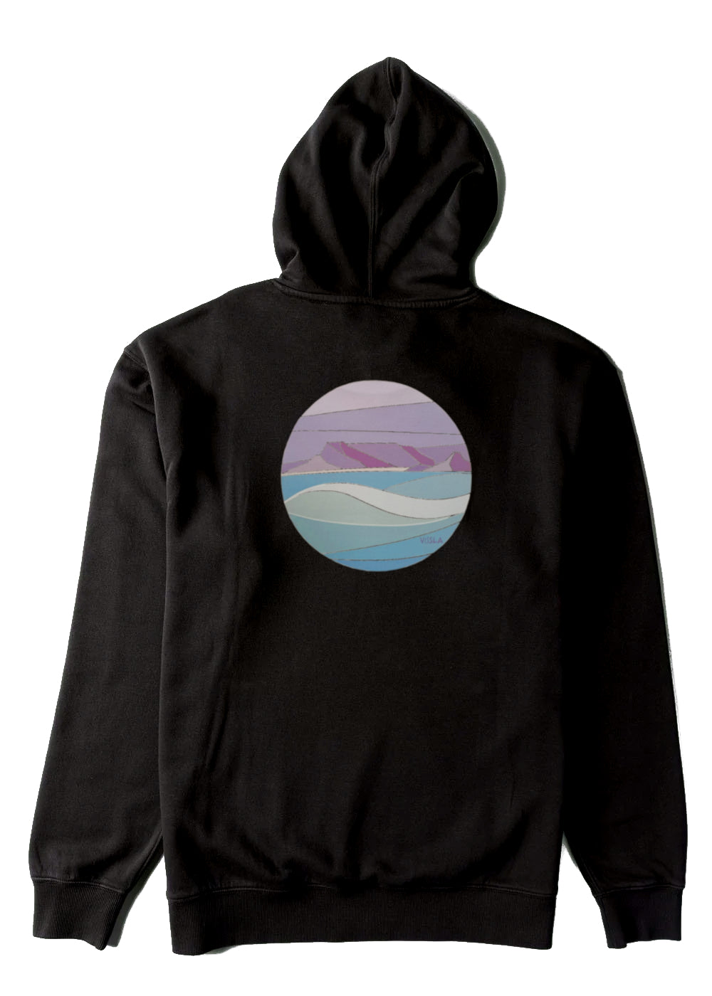 Vissla Mens Cape Town Waves Pullover Black