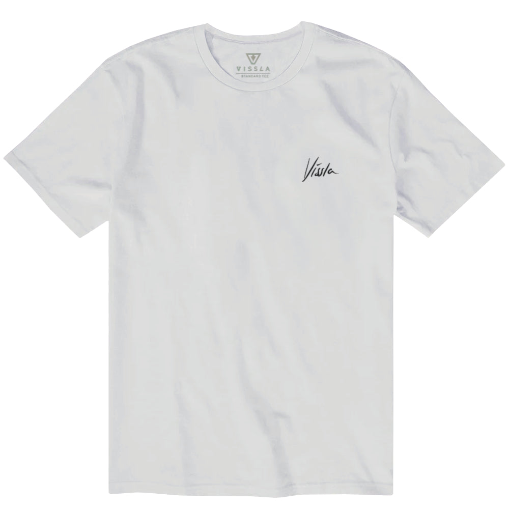 Vissla Mens Larmor X Supers Jbay Ls Tee White