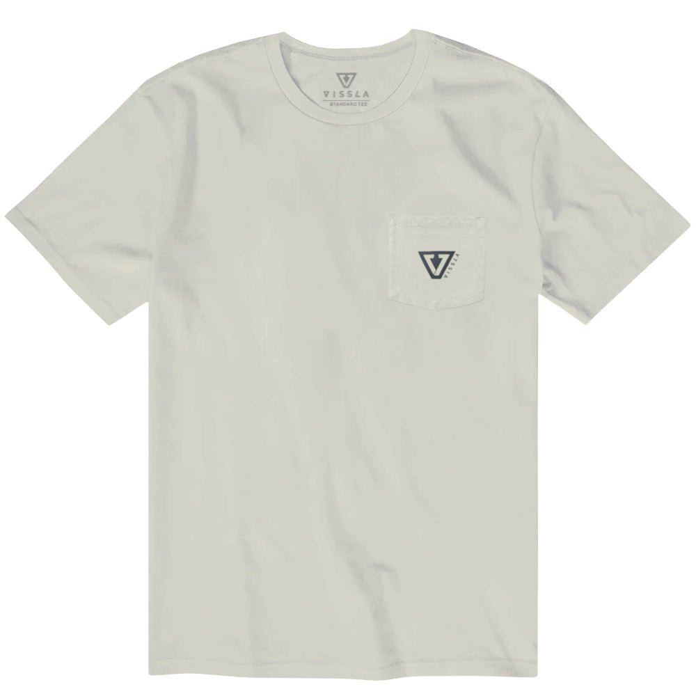 Vissla Mens Established SA Pocket Tee Bone