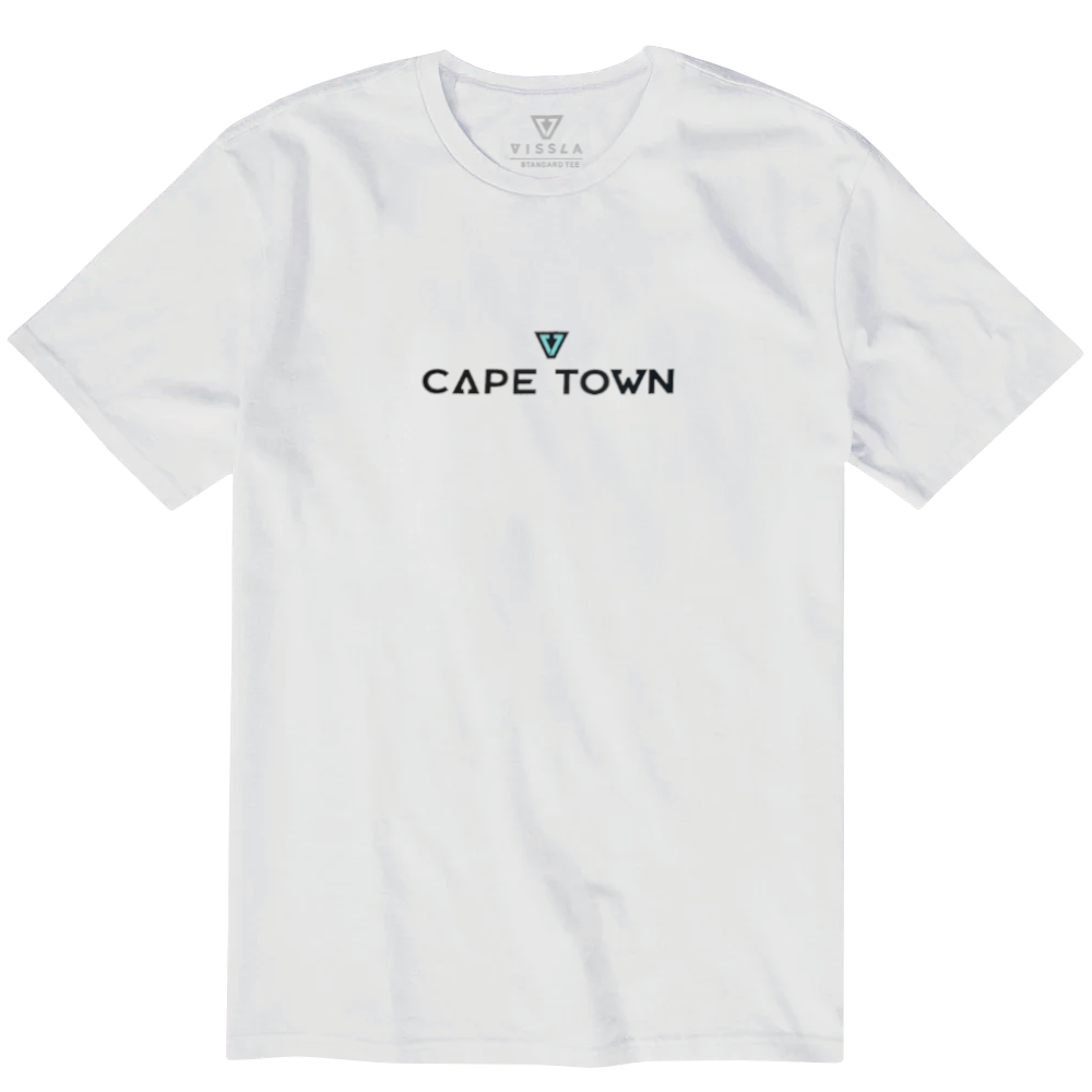 Vissla Mens Cape Town Ss Tee White