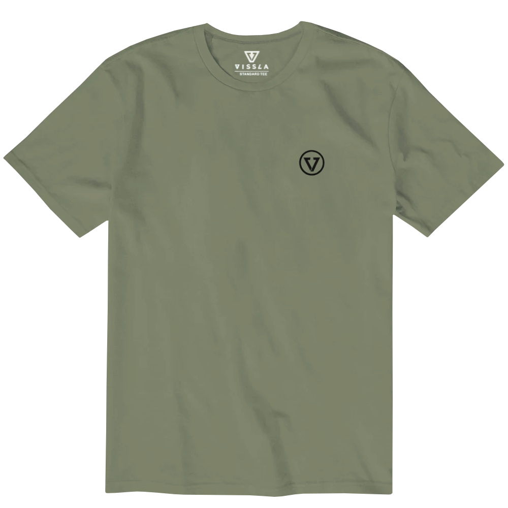 Vissla Mens Cape Town Tuna Ss Tee Sage