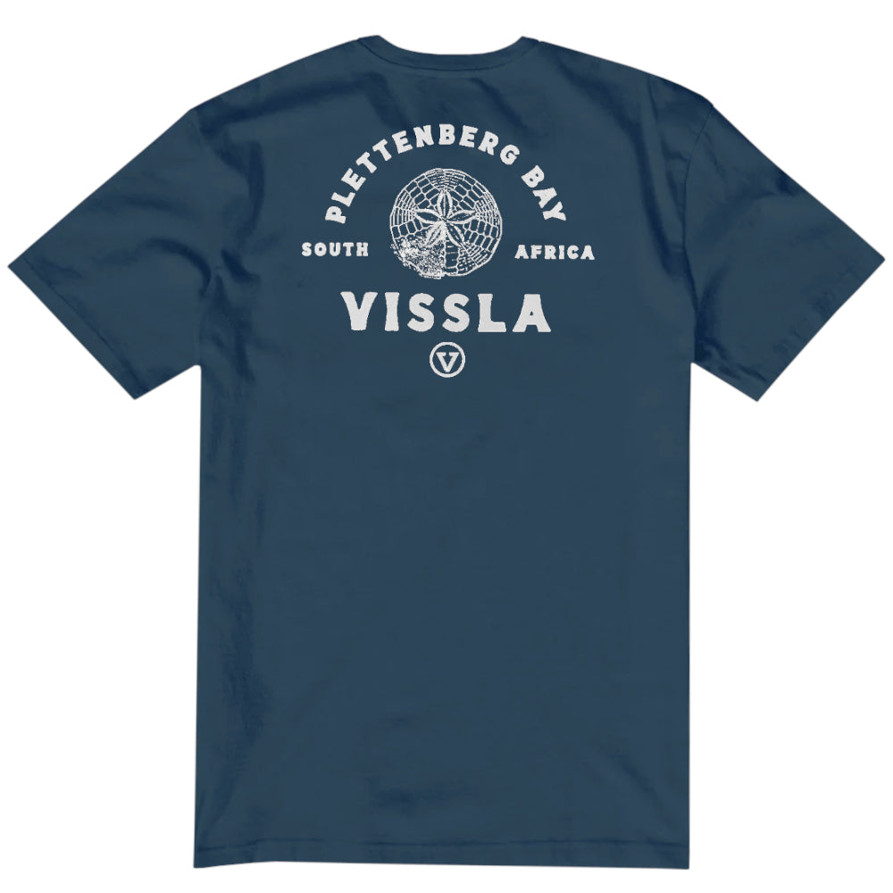Vissla Mens Plett Pansy Ss Tee Seawater