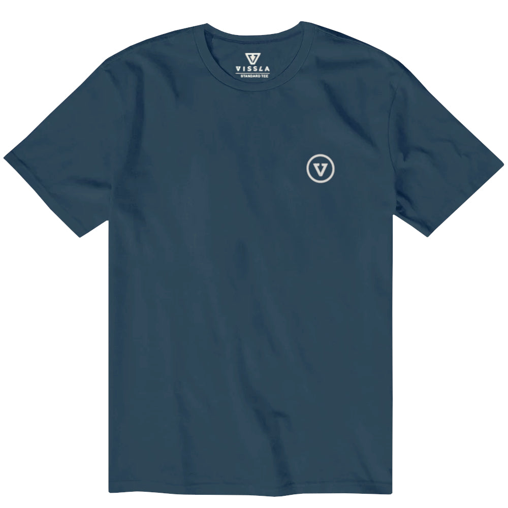 Vissla Mens Plett Pansy Ss Tee Seawater