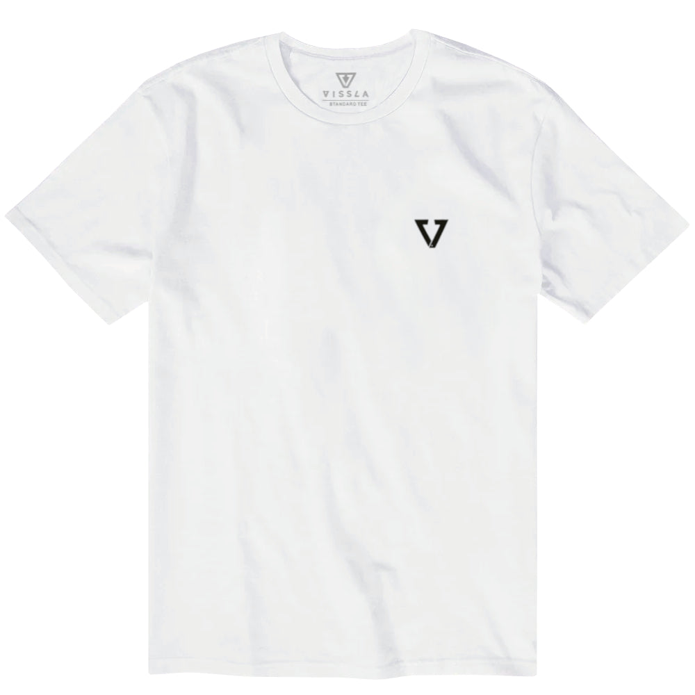Vissla Mens St Francis Badge Ss Tee White