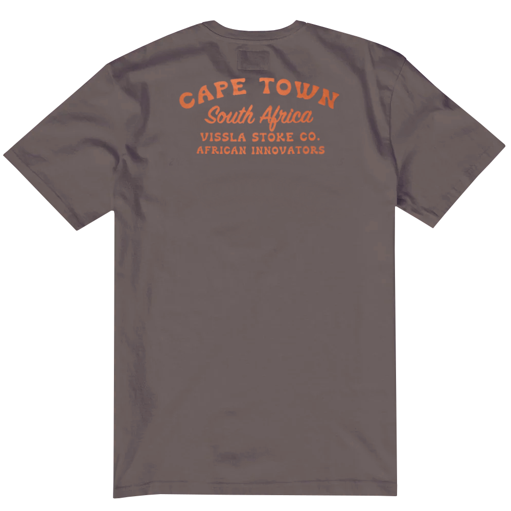 Vissla Mens Cape Town Innovators Ss Tee Graphite