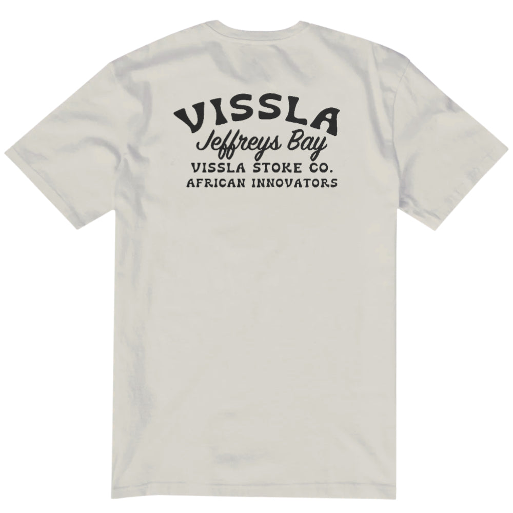 Vissla Mens Jbay Innovators Ss Tee Bone