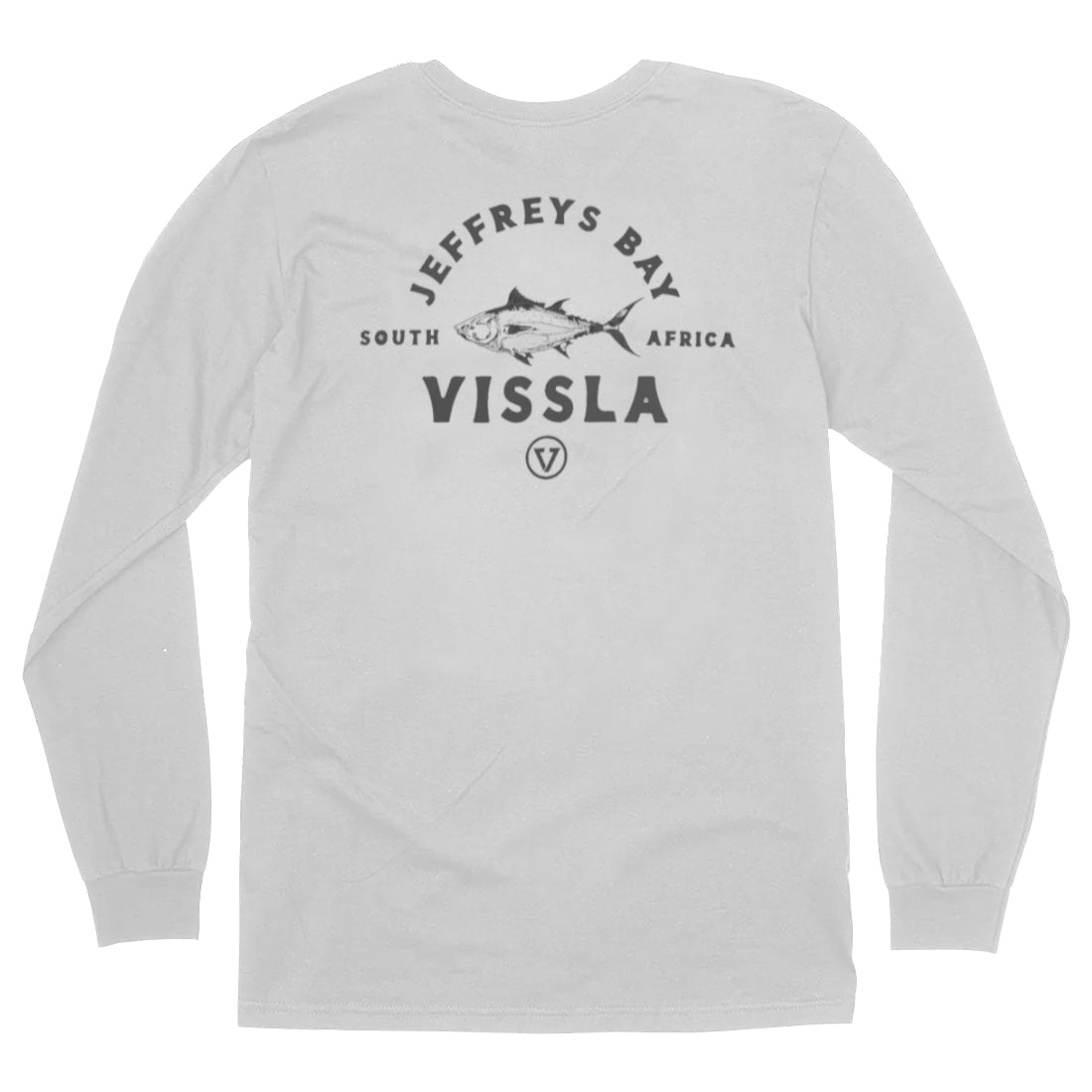 Vissla Mens Jbay Tuna Ls Tee White