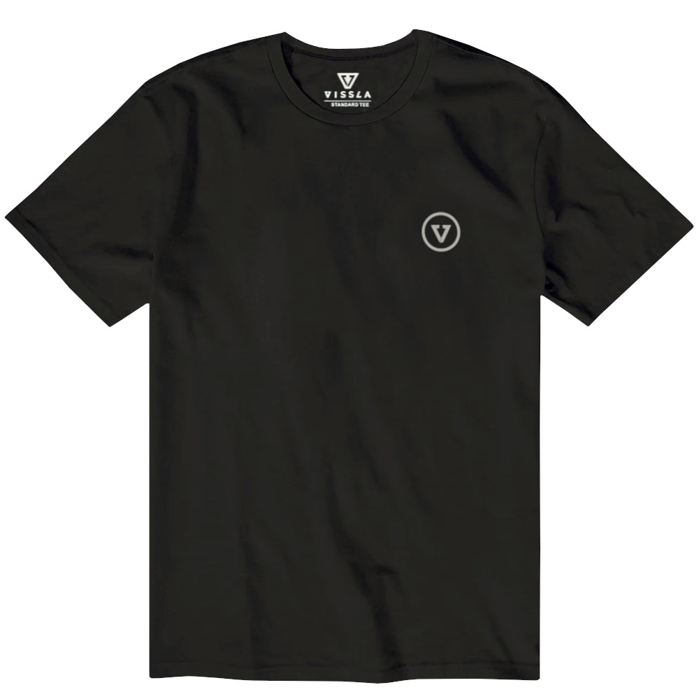 Vissla Mens Great White Plett Ss Tee Black