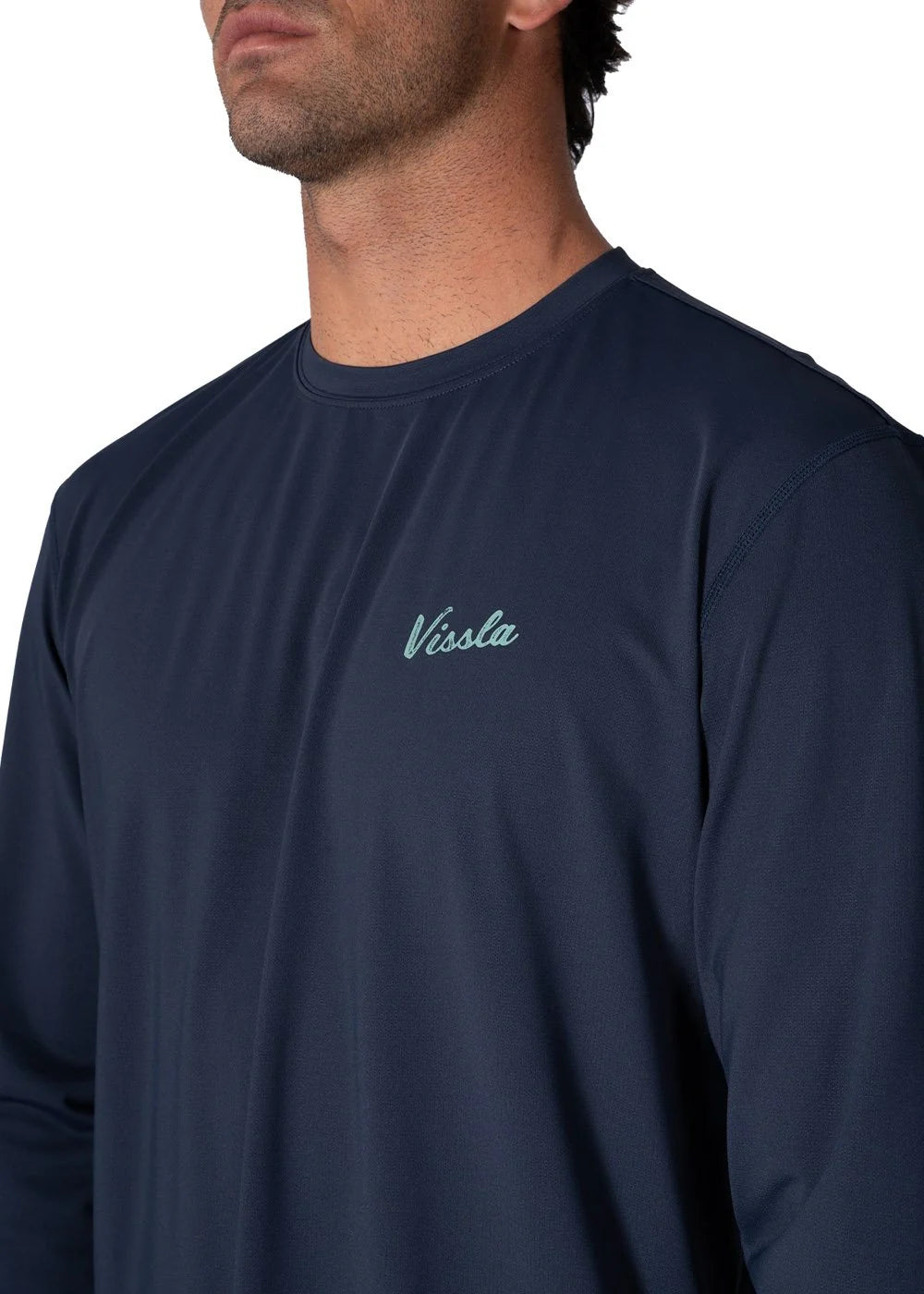 Vissla Mens Pro Comp Ls Lycra Dark Naval