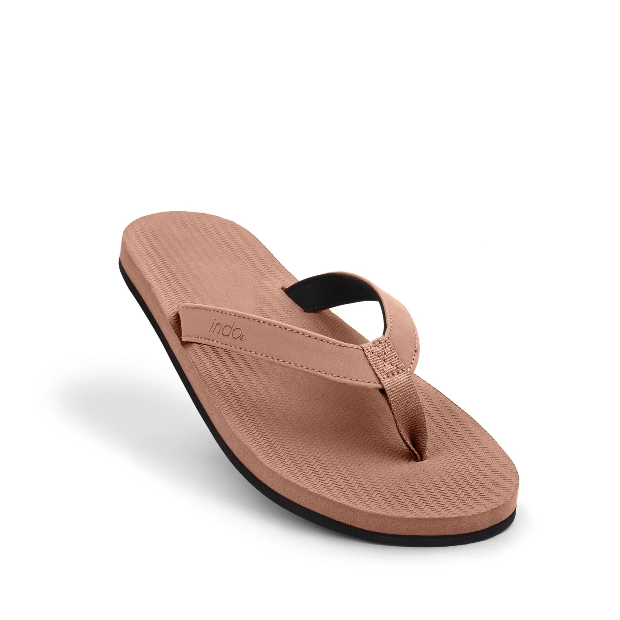 Indosole Mens Flip Flop Sandal Rust