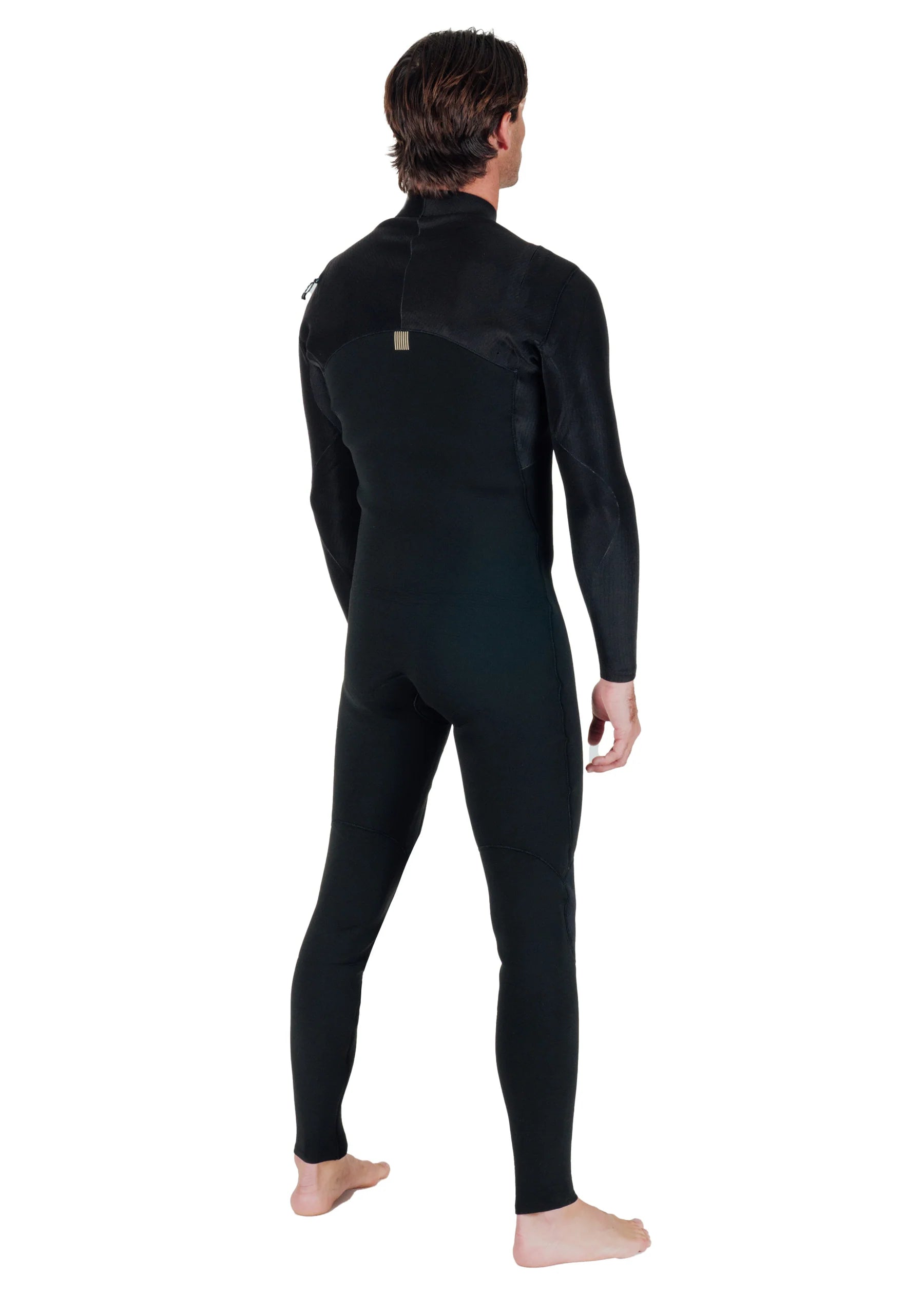 Vissla Mens New Seas 3-2 U-Zip Wetsuit Black 2