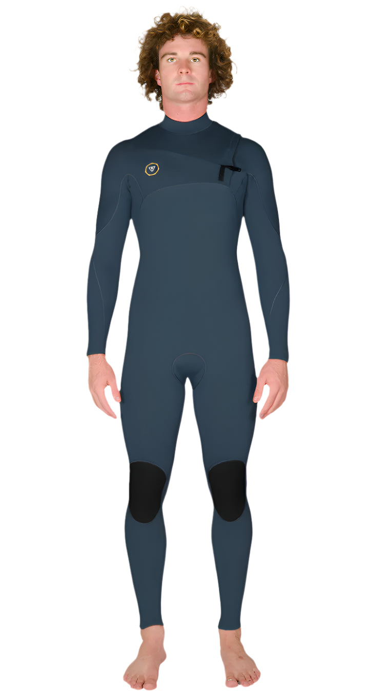 Vissla Mens 7 Seas 4-3 Chest Zip Dark Slate