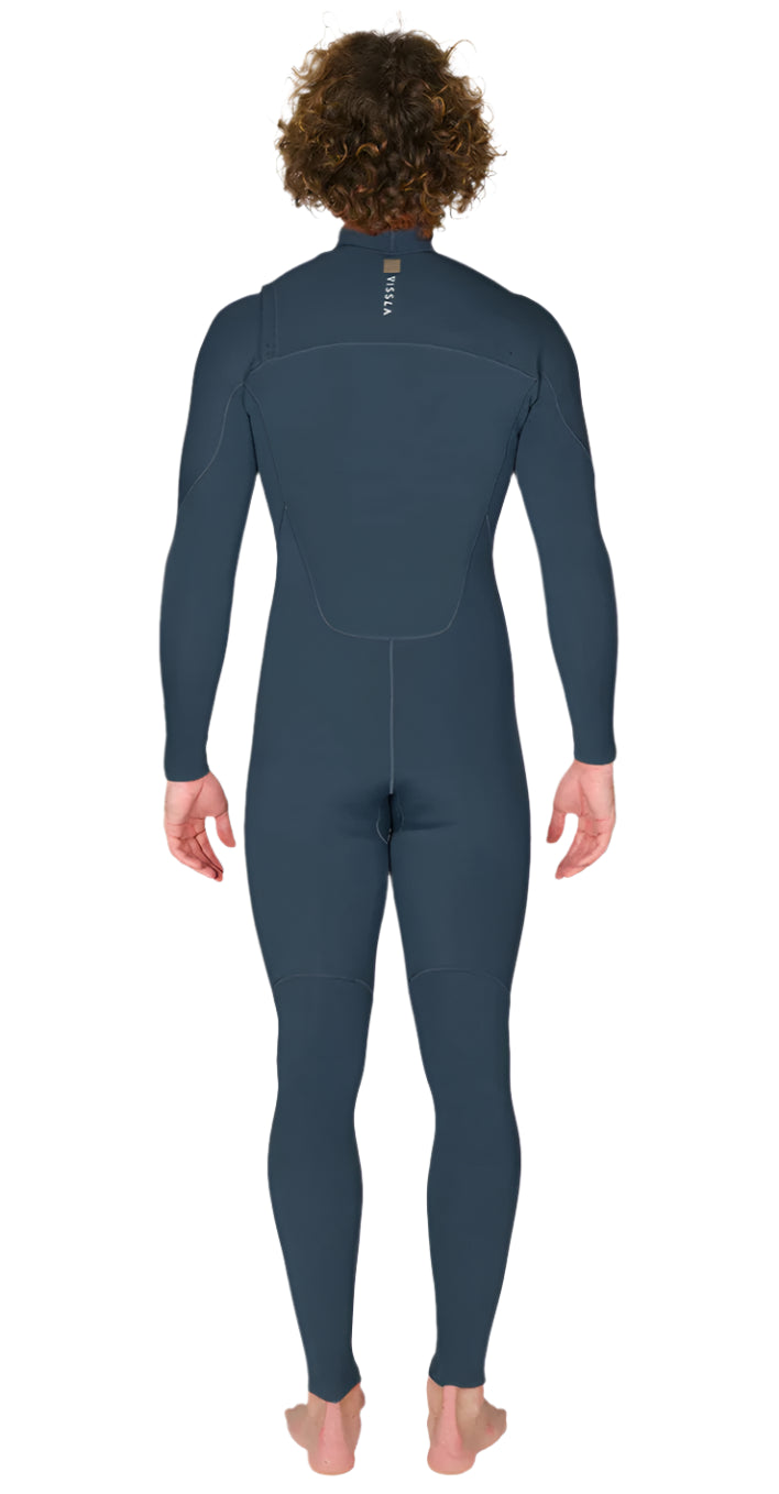 Vissla Mens 7 Seas 4-3 Chest Zip Dark Slate