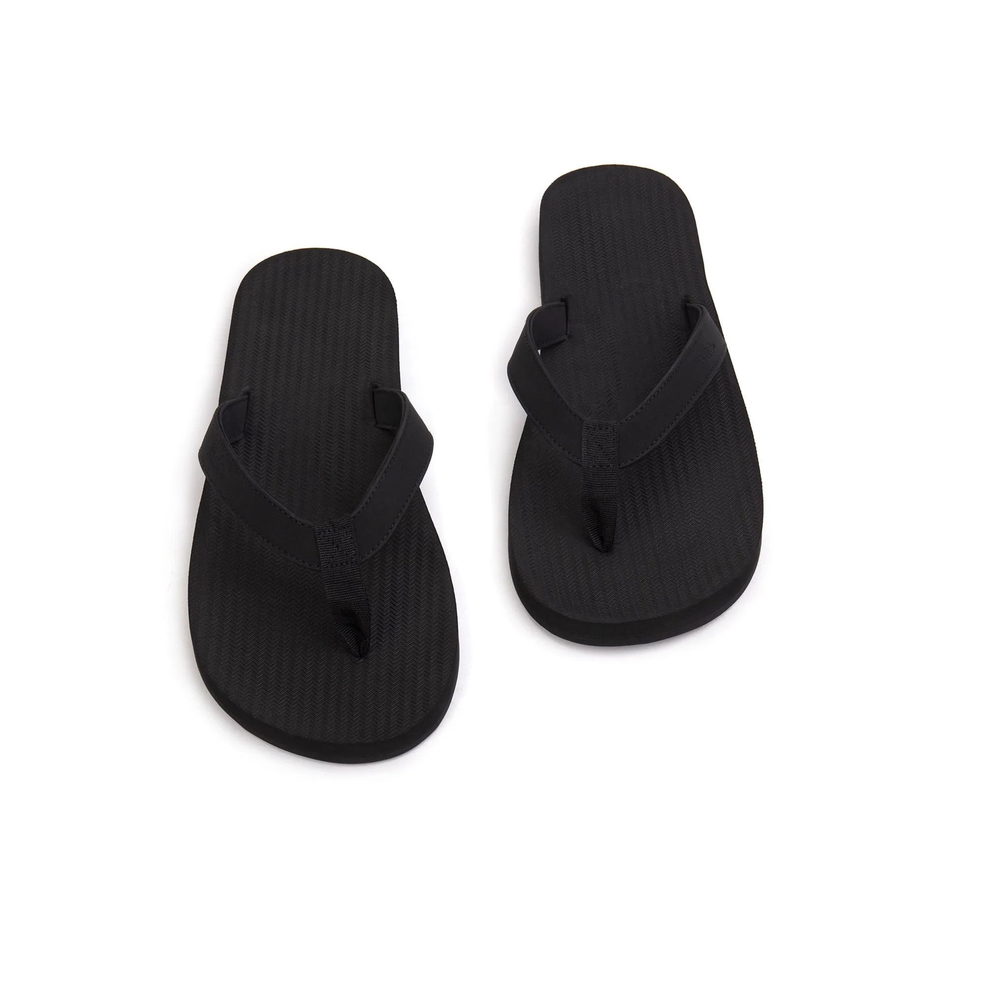 Indosole Mens Flip Flop Sandal Black