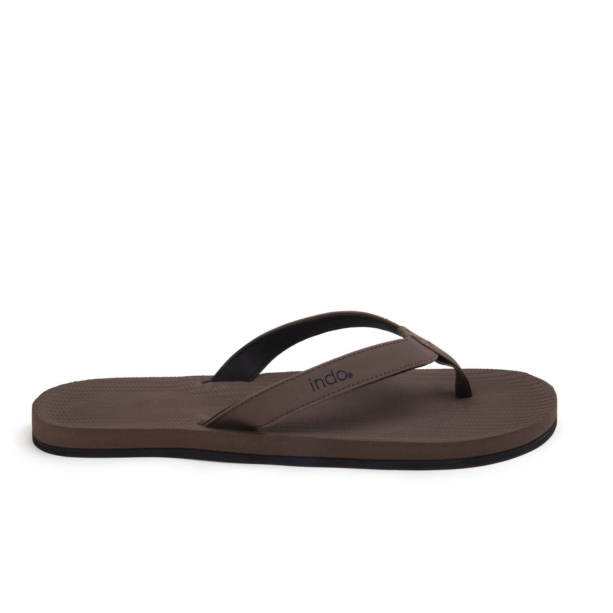 Indosole Mens Flip Flop Sandal Soil