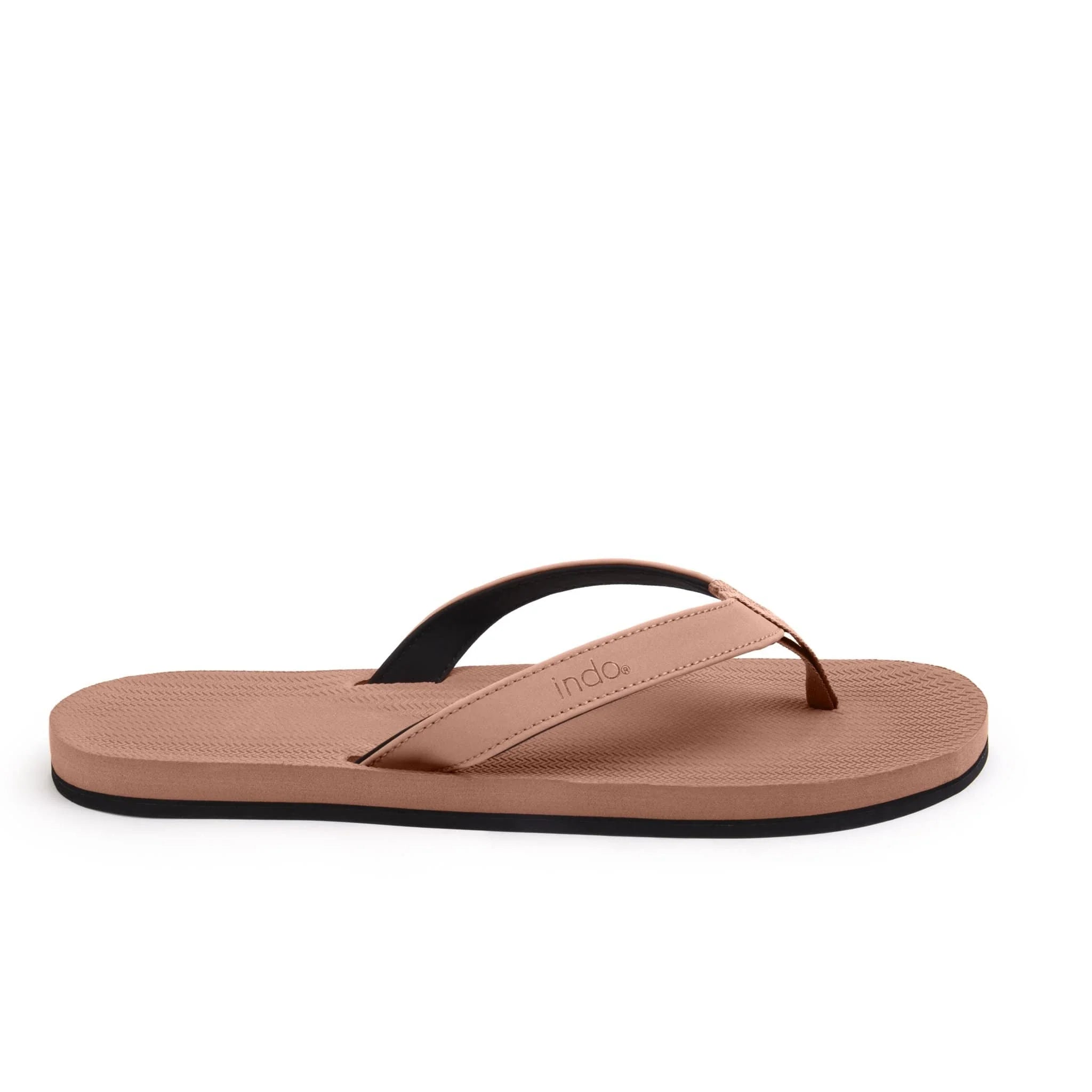 Indosole Mens Flip Flop Sandal Rust