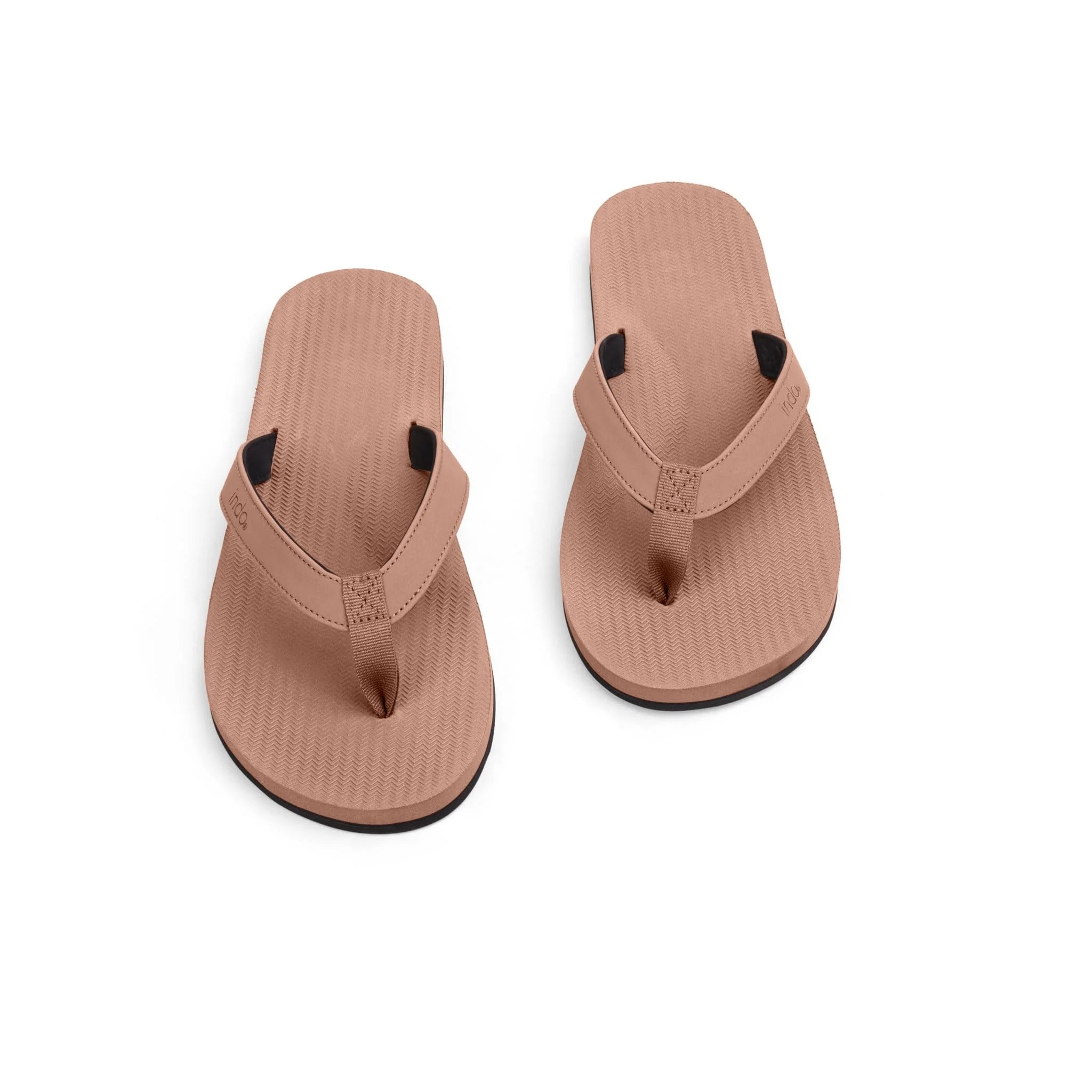 Indosole Mens Flip Flop Sandal Rust