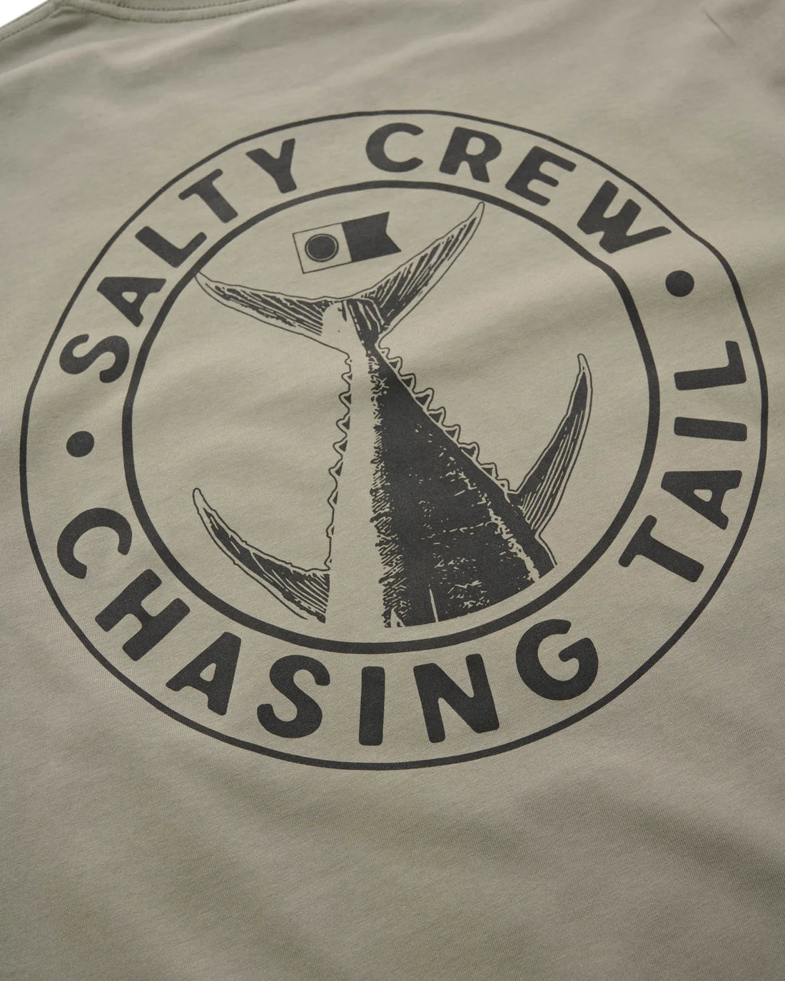 Salty Crew Mens Tailgate Classic Ls Tee Kelp Green