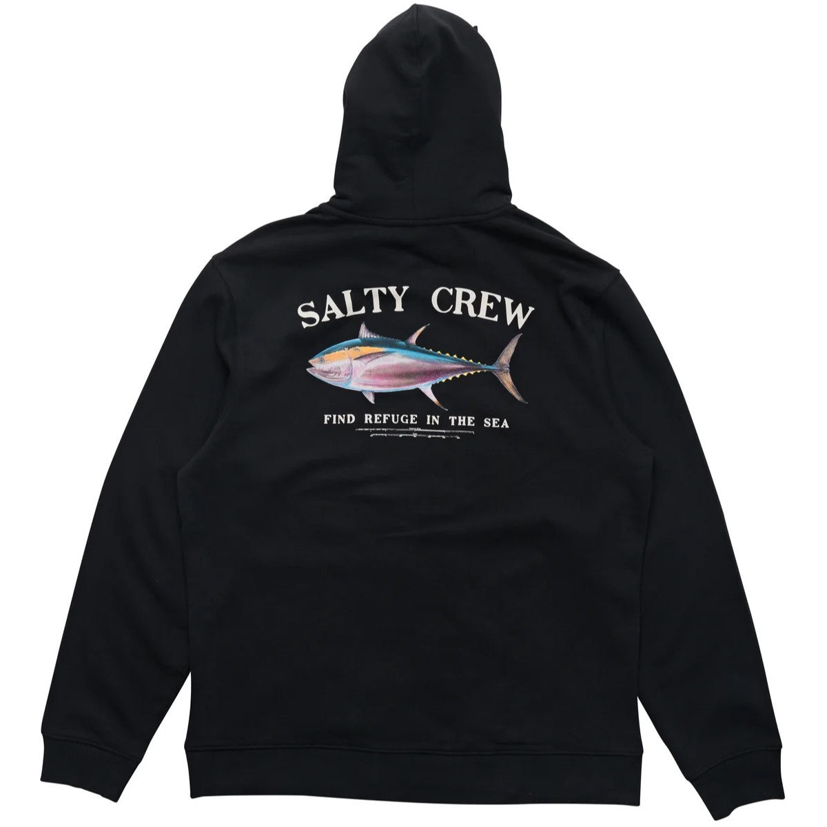 Salty Crew Mens Big Blue Fleece Lined ZIP Thru Blk