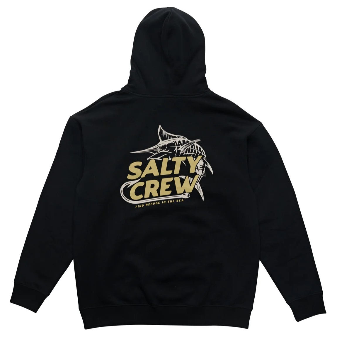 Salty Crew Mens Hook Up Midweight Fleece Black