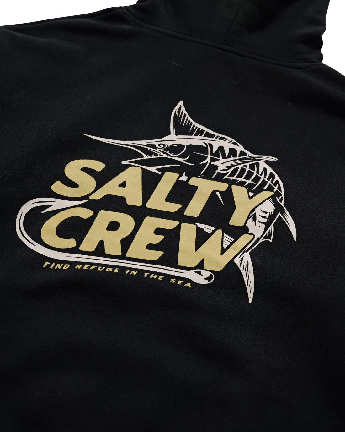 Salty Crew Mens Hook Up Midweight Fleece Black