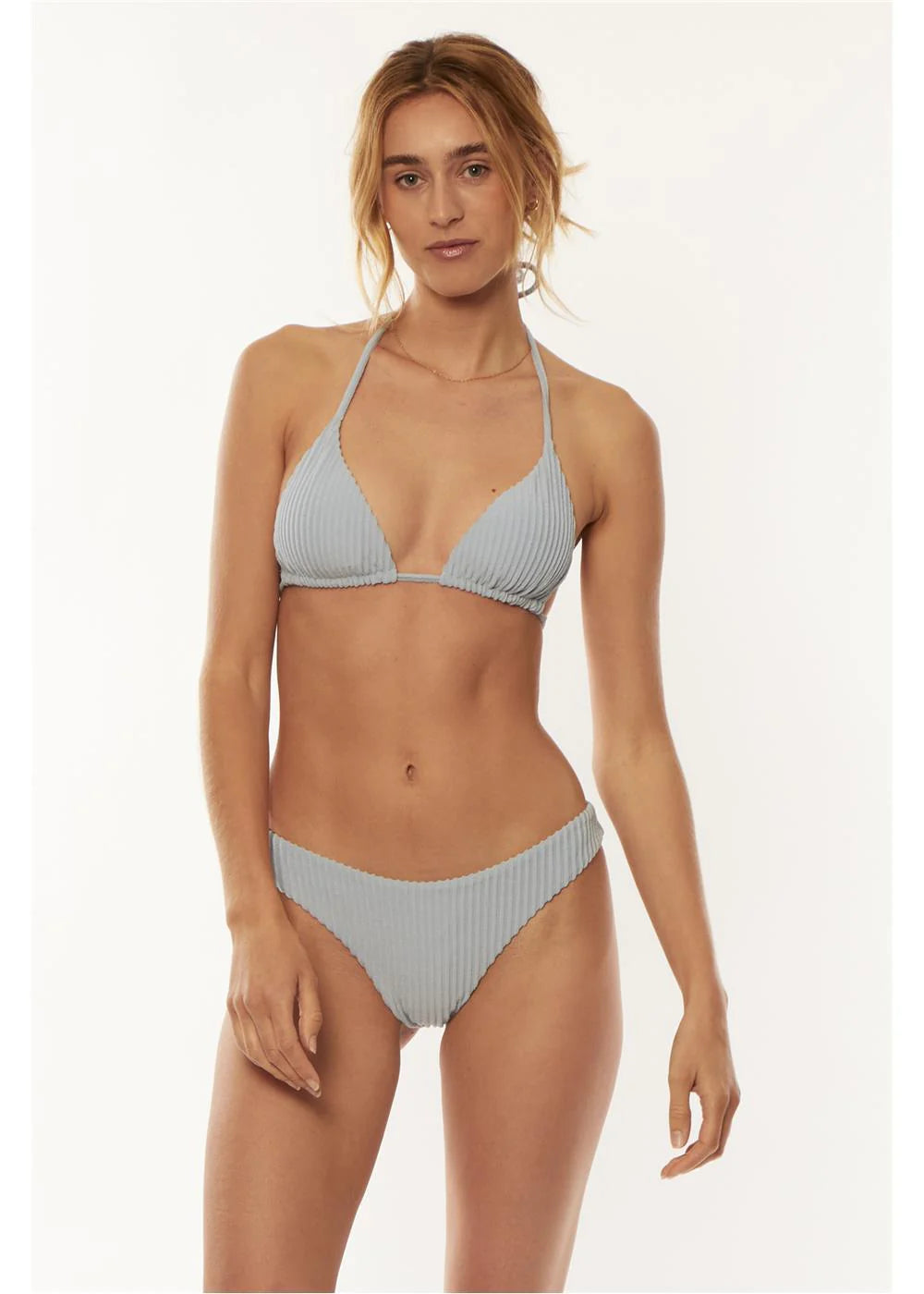 Amuse Chapman Halter Bikini Top Capri Blue