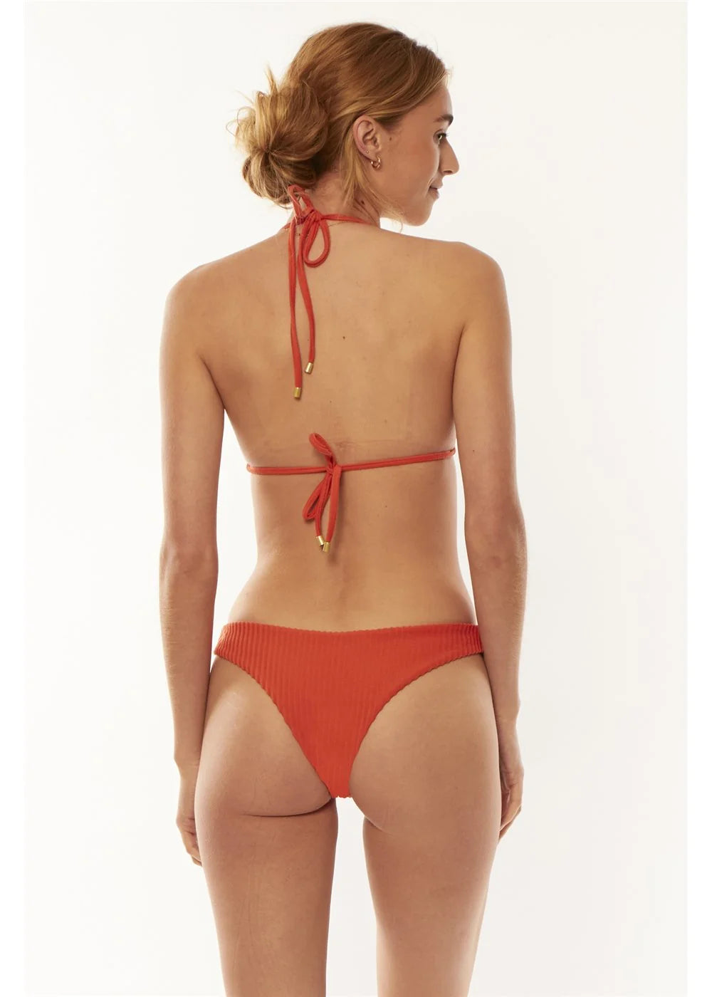 Amuse Chapman Halter Bikini Top Dark Chilli